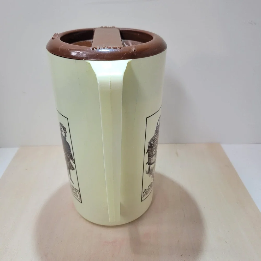 Vintage‎ Sears Roebuck Catalog 1906 Advertising Pitcher Yellow Brown